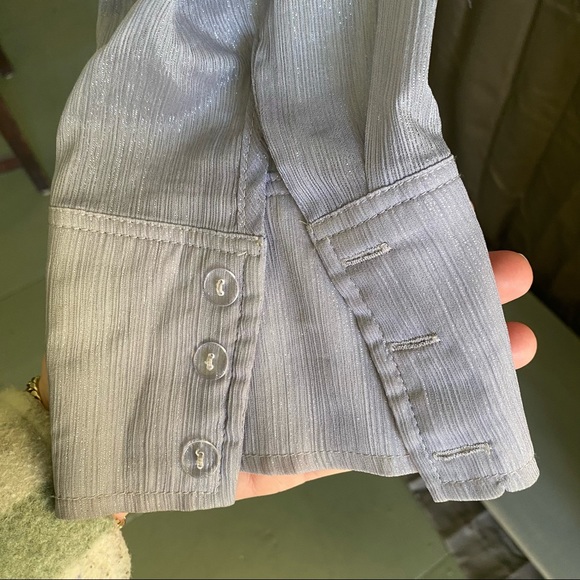 CryBaby Sheer Cropped Button Up - Picture 3 of 5